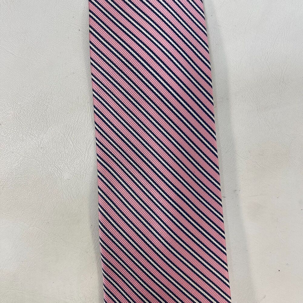 Jos.A.Bank Tie Executive Collection 100% SILK Men's Designer Pink Necktie - Picture 3 of 7